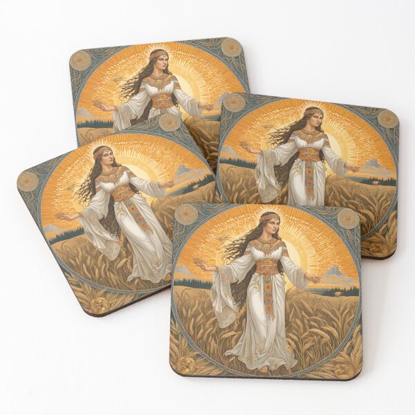 Item preview, Guardian of the Harvest: Mokosh, Slavic Goddess of Life and Fertility designed and sold by MythSpire.