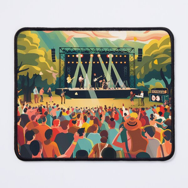 Item preview, Music Madness: The World of Festivals designed and sold by MidArtForge.