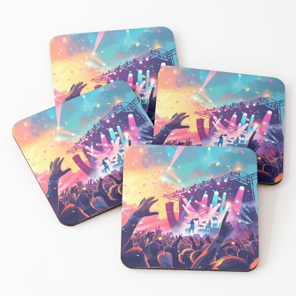 Item preview, Music Madness: The World of Festivals designed and sold by MidArtForge.