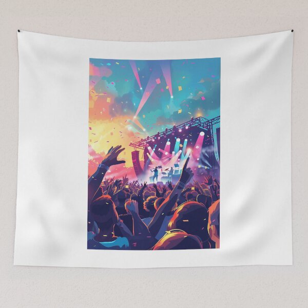 Item preview, Music Madness: The World of Festivals designed and sold by MidArtForge.