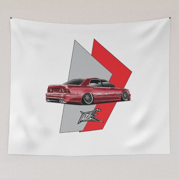 Item preview, toyota celsior lexus ls400 lowered red  designed and sold by NaquashM.