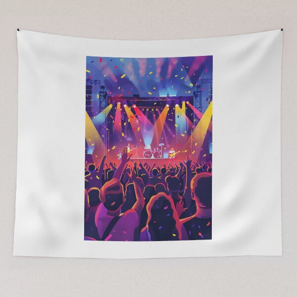 Item preview, Music Madness: The World of Festivals designed and sold by MidArtForge.
