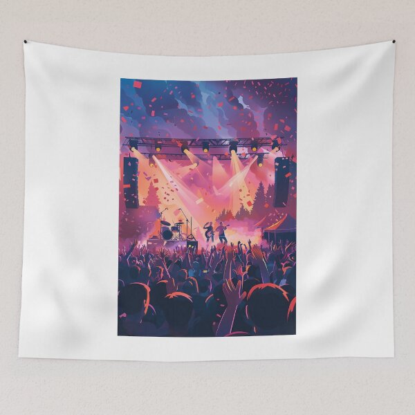 Item preview, Music Madness: The World of Festivals designed and sold by MidArtForge.