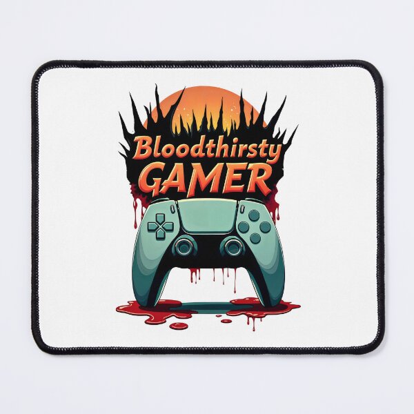 Item preview, Bloodthirsty Gamer - Halloween Joystick Design designed and sold by 3T3rnalArts.