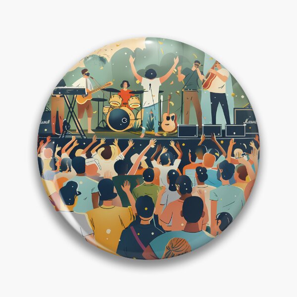 Item preview, Music Madness: The World of Festivals designed and sold by MidArtForge.