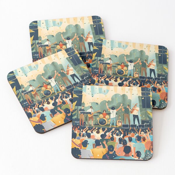 Item preview, Music Madness: The World of Festivals designed and sold by MidArtForge.