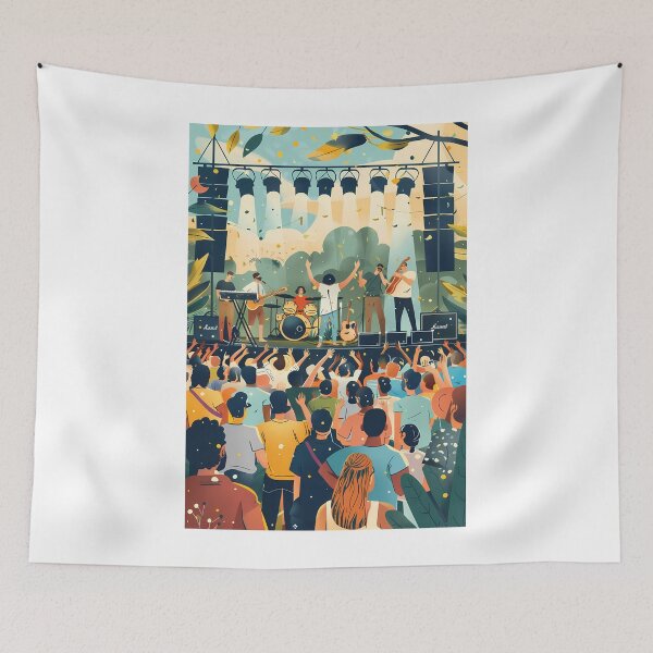 Item preview, Music Madness: The World of Festivals designed and sold by MidArtForge.