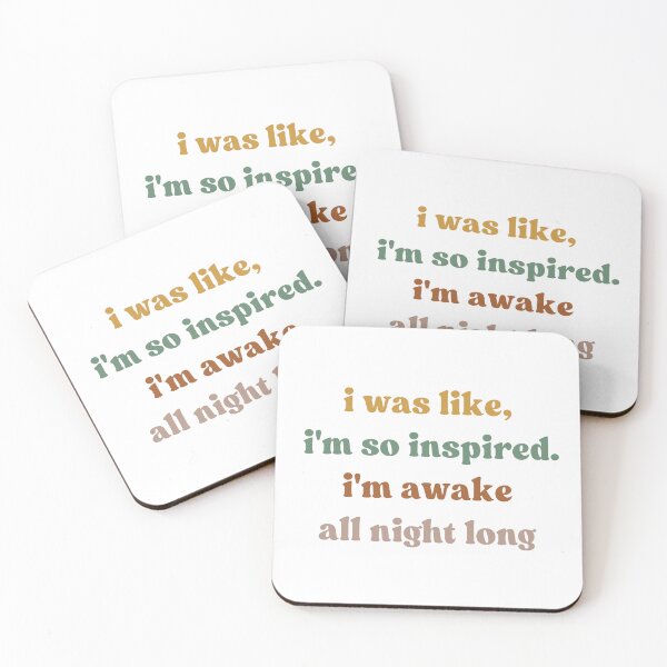 Item preview, I was like, ‘I'm so inspired. I'm awake all night long.', Funny designed and sold by faridman.