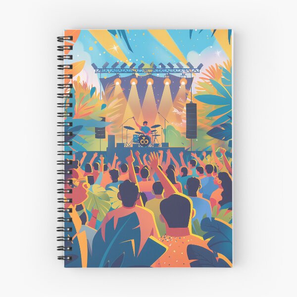 Item preview, Music Madness: The World of Festivals designed and sold by MidArtForge.