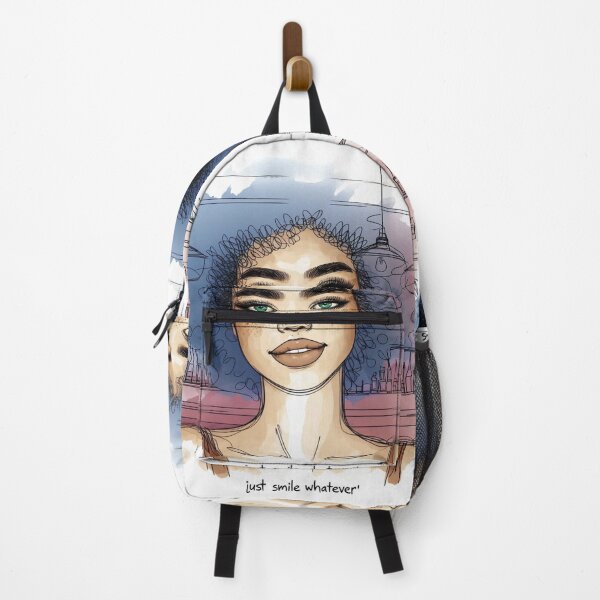 Item preview, Woman Afro hair Just smile whatever designed and sold by Nanthanon.