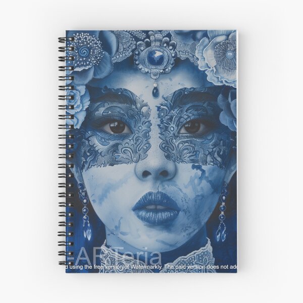 Item preview, "Sapphire Masque" designed and sold by AI-ARTeria.