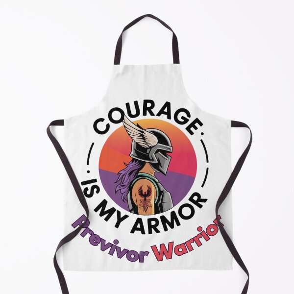 Item preview, Previvor Warrior: Courage is My Armor designed and sold by MonaCreations.