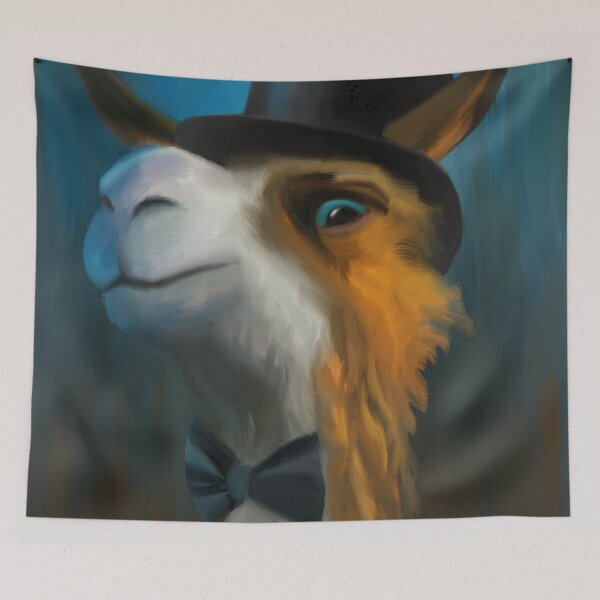 Item preview, fancy llama designed and sold by AcaliSeisme.