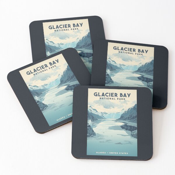 Item preview, Glacier Bay National Park - Alaska - United States  designed and sold by GoodOldVintage.