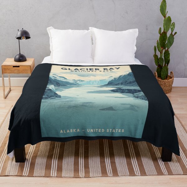 Item preview, Glacier Bay National Park - Alaska - United States  designed and sold by GoodOldVintage.