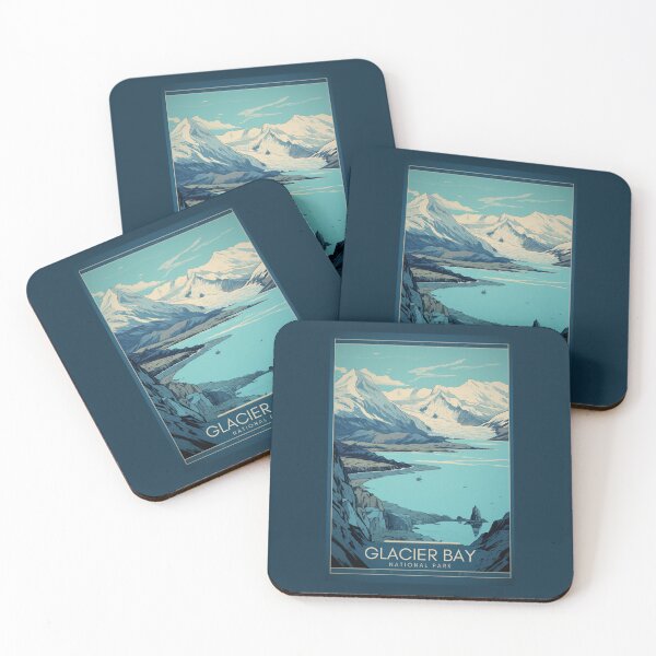 Item preview, Glacier Bay National Park - Alaska - United States  designed and sold by GoodOldVintage.