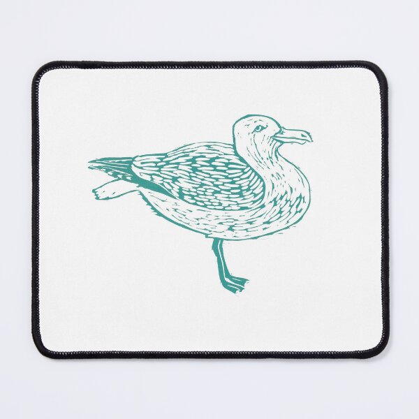 Item preview, block print of sea gull designed and sold by HelenDBVickers.