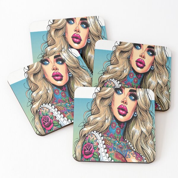 Item preview, Tattooed Lady designed and sold by PoloPrintsUK.
