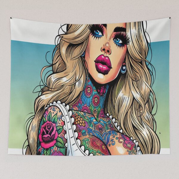 Item preview, Tattooed Lady designed and sold by PoloPrintsUK.