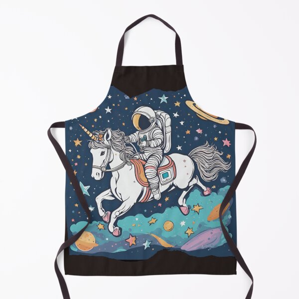Item preview, astronaut riding a unicorn in outer space designed and sold by All-About-Life.
