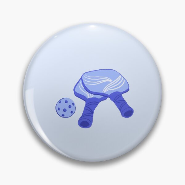 Item preview, Pickle ball, blue rackets with ball  designed and sold by rizdrawings.