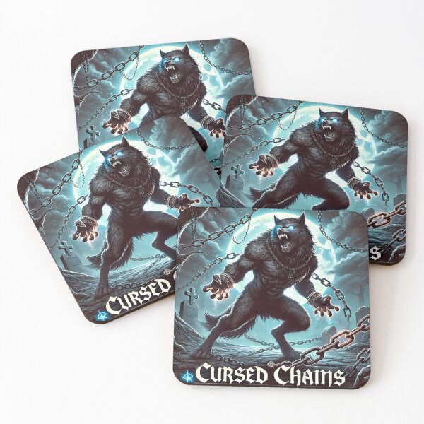 Item preview, Cursed Chains Werewolf Bound Under the Full Moon designed and sold by Pattamo1.