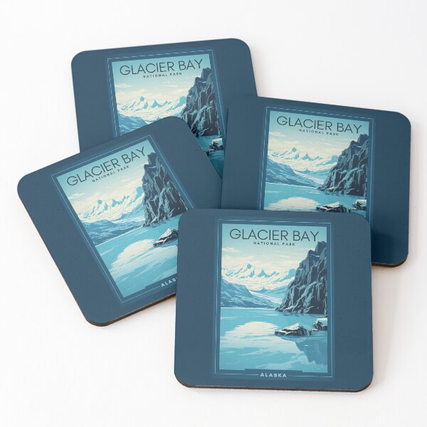 Item preview, Glacier Bay National Park - Alaska - United States  designed and sold by GoodOldVintage.