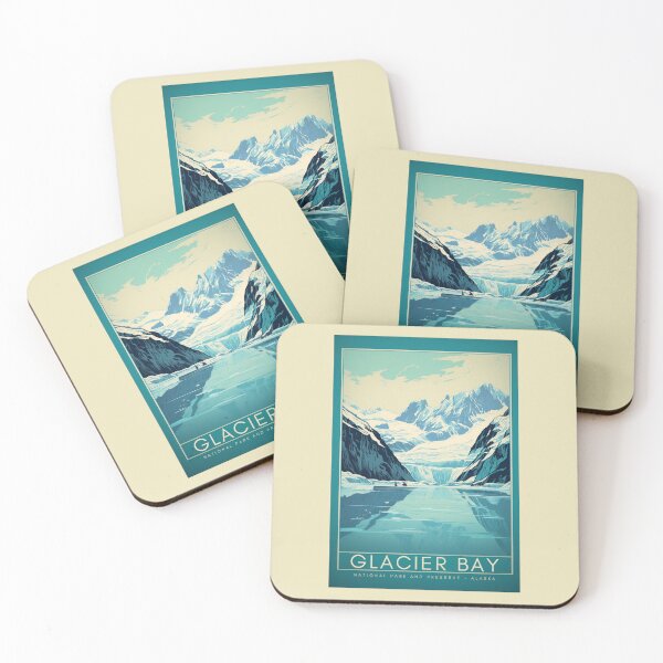 Item preview, Glacier Bay National Park - Alaska - United States  designed and sold by GoodOldVintage.