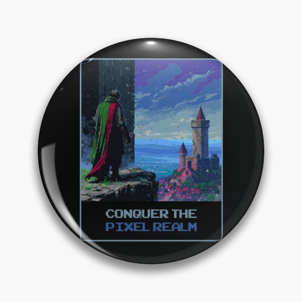 Item preview, Conquer The Pixel Realm designed and sold by MagicAxe.
