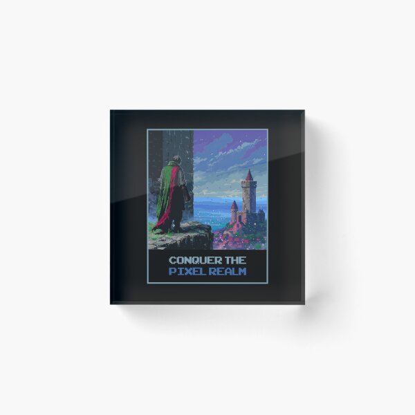 Item preview, Conquer The Pixel Realm designed and sold by MagicAxe.