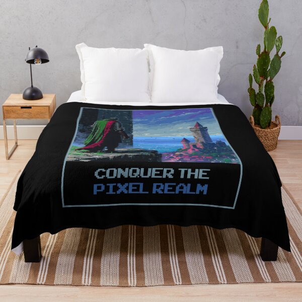 Item preview, Conquer The Pixel Realm designed and sold by MagicAxe.