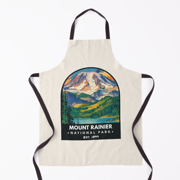 Item preview, Mount Rainier National Park, Vintage travel designed and sold by PinkandP.