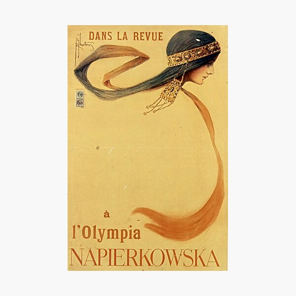 Item preview, Poster for Napierkowska performance designed and sold by colliophoto.