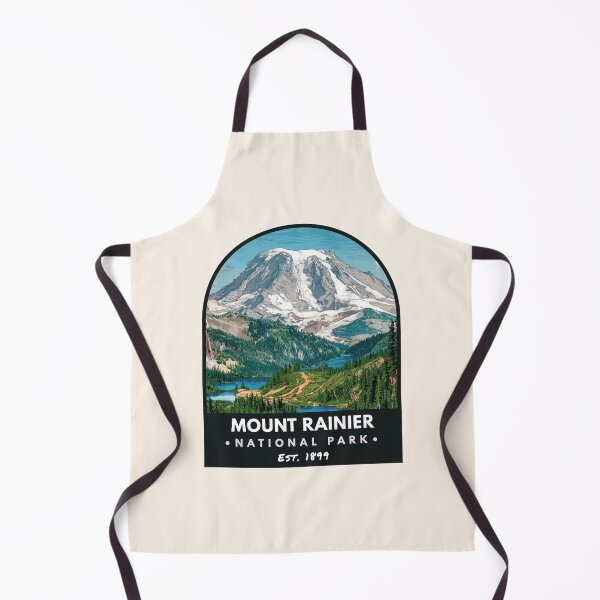 Item preview, Mount Rainier National Park, Vintage travel designed and sold by PinkandP.