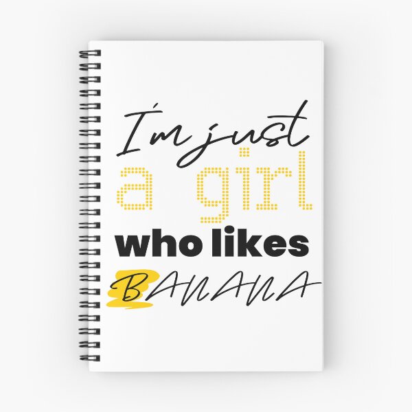 Item preview, I'm just a girl who likes banana designed and sold by roztocze.