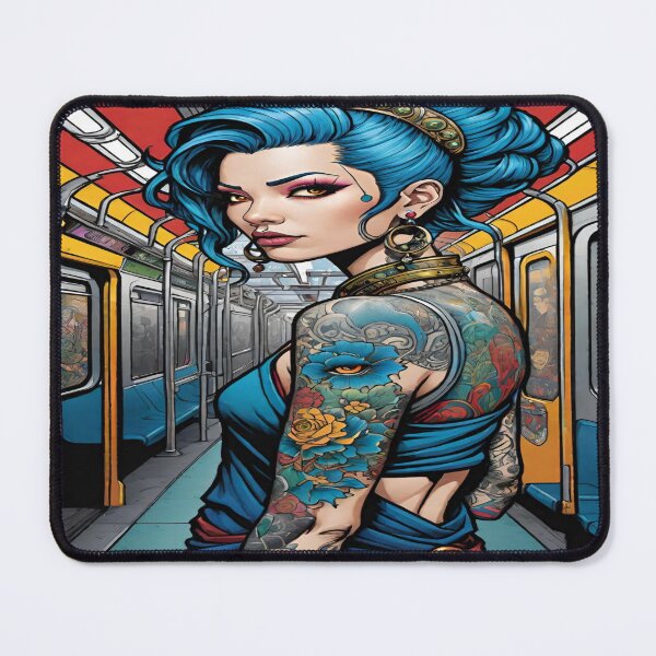 Item preview, Tattooed Lady 3 designed and sold by PoloPrintsUK.