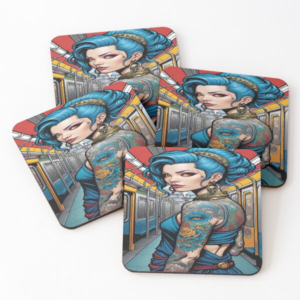 Item preview, Tattooed Lady 3 designed and sold by PoloPrintsUK.