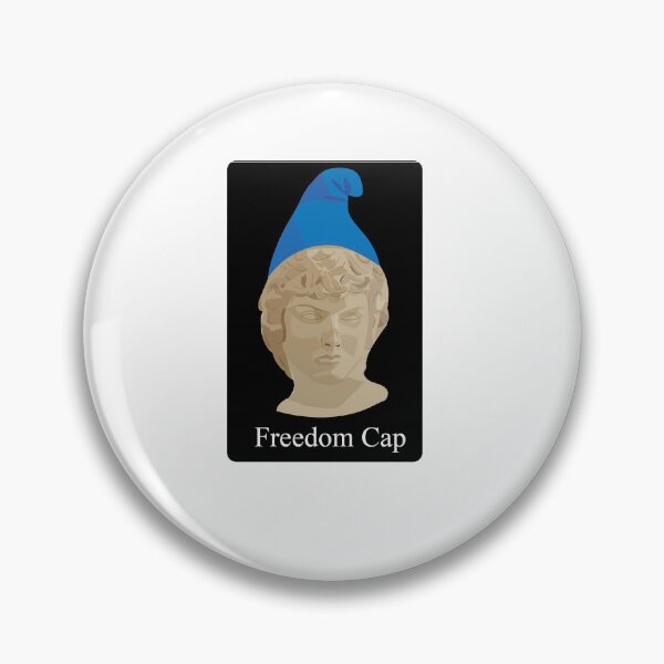 Item preview, Blue Freedom Cap on Roman Sculpture by pen-art-ink designed and sold by pen-art-ink.