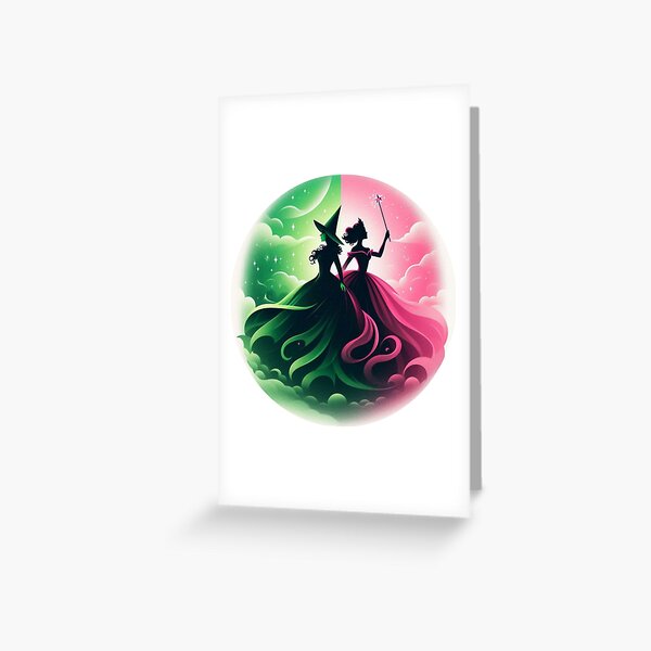 Item preview, Elphaba & Glinda Wicked the Musical Defying Gravity designed and sold by NerdiPop.