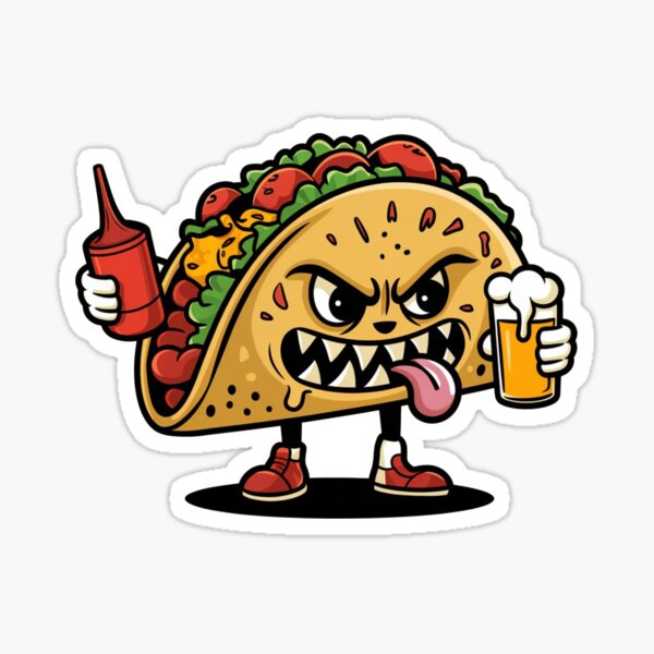 Item preview, Animated taco character designed and sold by Trenchline.