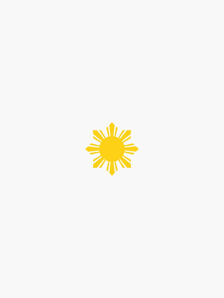 "filipino sun" Sticker by TeLa27 | Redbubble
