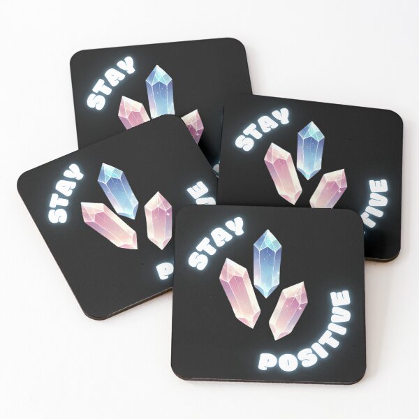 Item preview, Crystals of Positivity - Stay Positive designed and sold by TeslaSt0re.