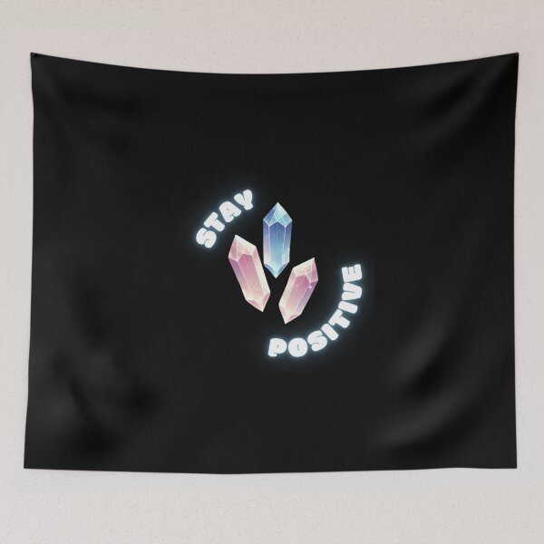 Item preview, Crystals of Positivity - Stay Positive designed and sold by TeslaSt0re.