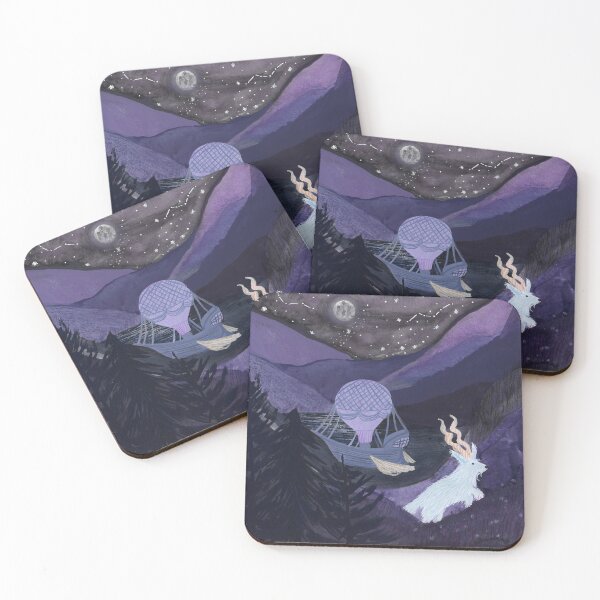 Item preview, "Cosmic Bird in Flight" | Whimsical Night Sky Art Print illustrated by Jemma Jamie Skidmore designed and sold by Jemma Jamie Skidmore.