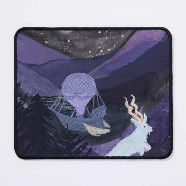 Item preview, "Cosmic Bird in Flight" | Whimsical Night Sky Art Print illustrated by Jemma Jamie Skidmore designed and sold by Jemma Jamie Skidmore.