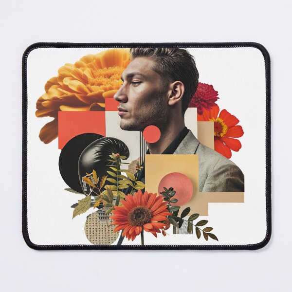Item preview, Collage Wall Art T-shirt Design: Man with Boxing Gloves designed and sold by ForeverPrintsOK.
