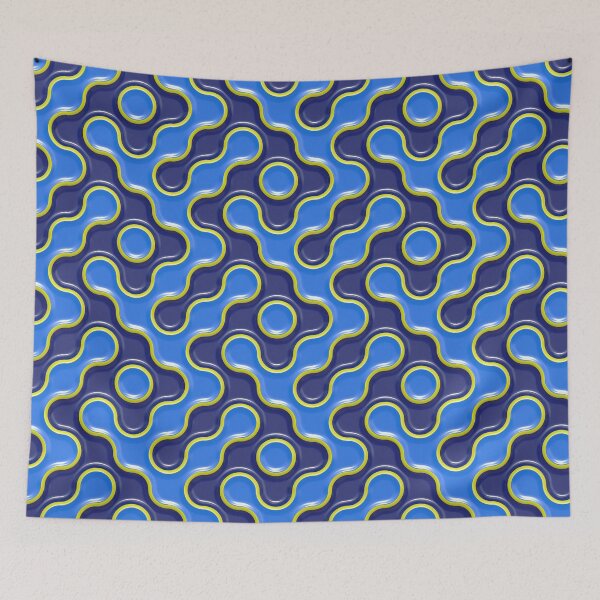 Item preview, blue ball pattern designed and sold by Denis Rösler.