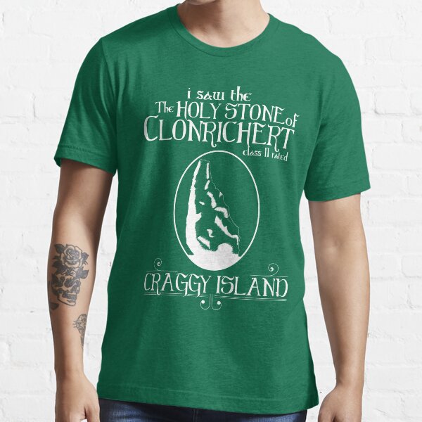 Vista previa del artículo con la obra «Vi la piedra sagrada de la isla Craggy de Clonrichert (clasificación de clase 2)», diseñado y vendido por McPod.