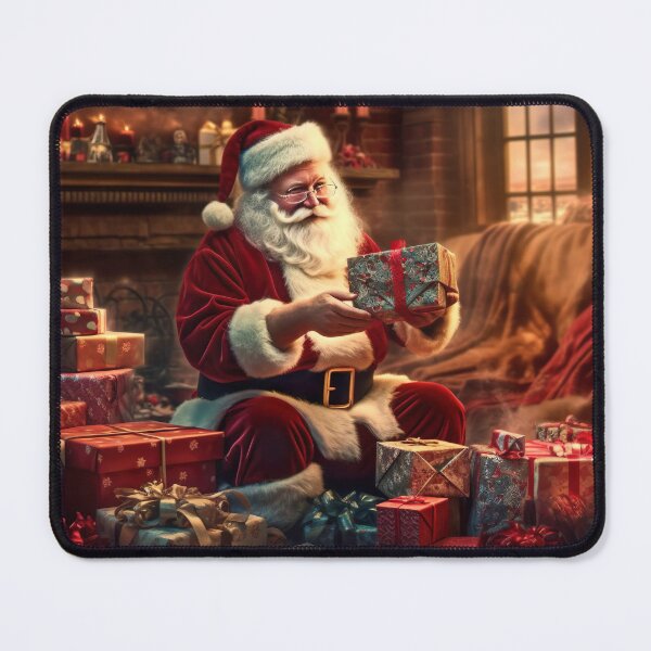 Item preview, Christmas - Santa Holding Gift designed and sold by KootenayDesigns.