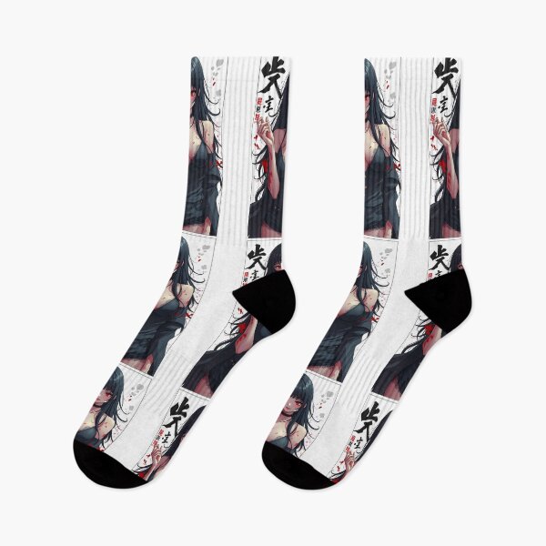 Item preview, Seductive & Dangerous Anime Girl | Black Hair, Red Eyes, & Dark Outfit | Japanese Manga Art designed and sold by Anime Shape.